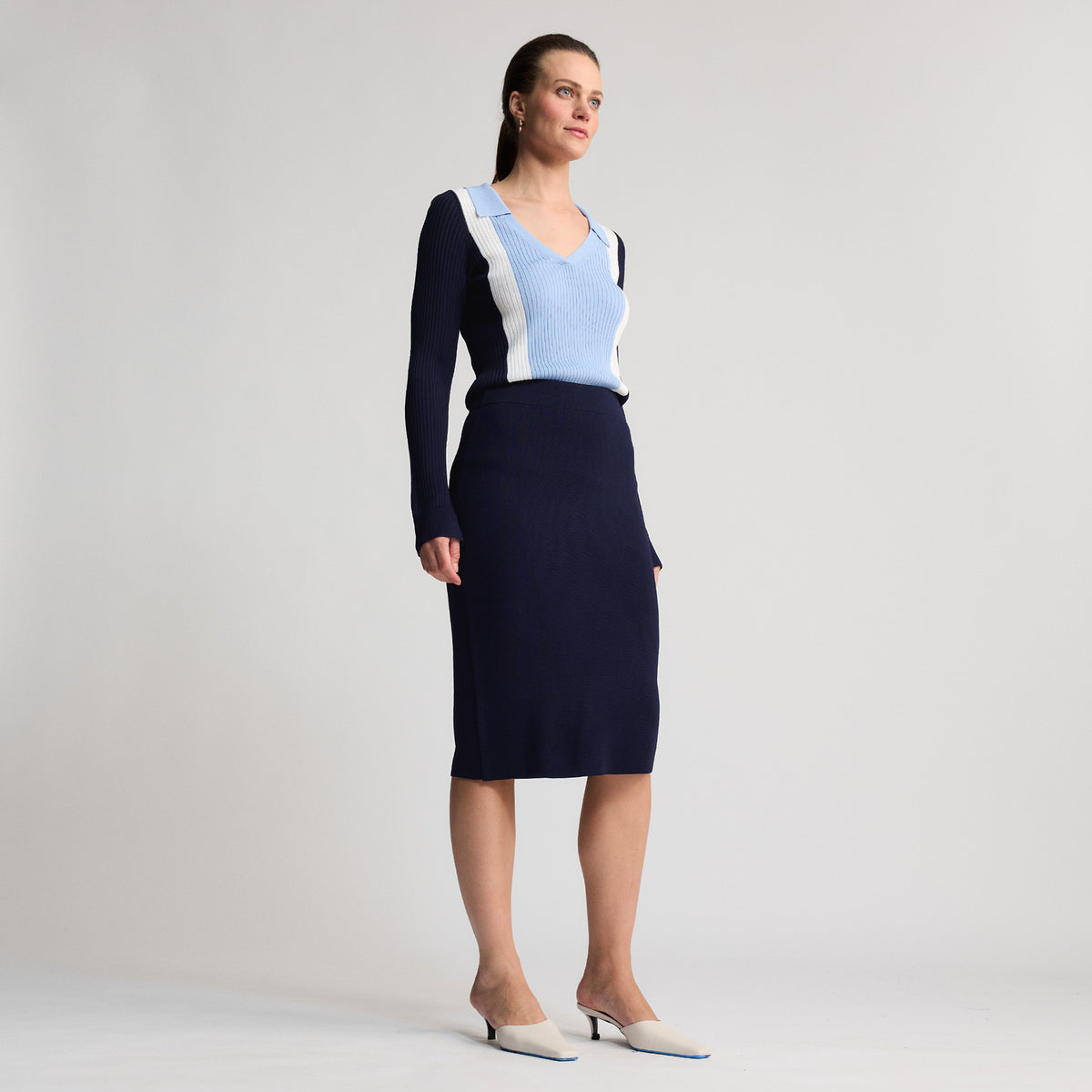 Base Layer Tube Skirt | Navy