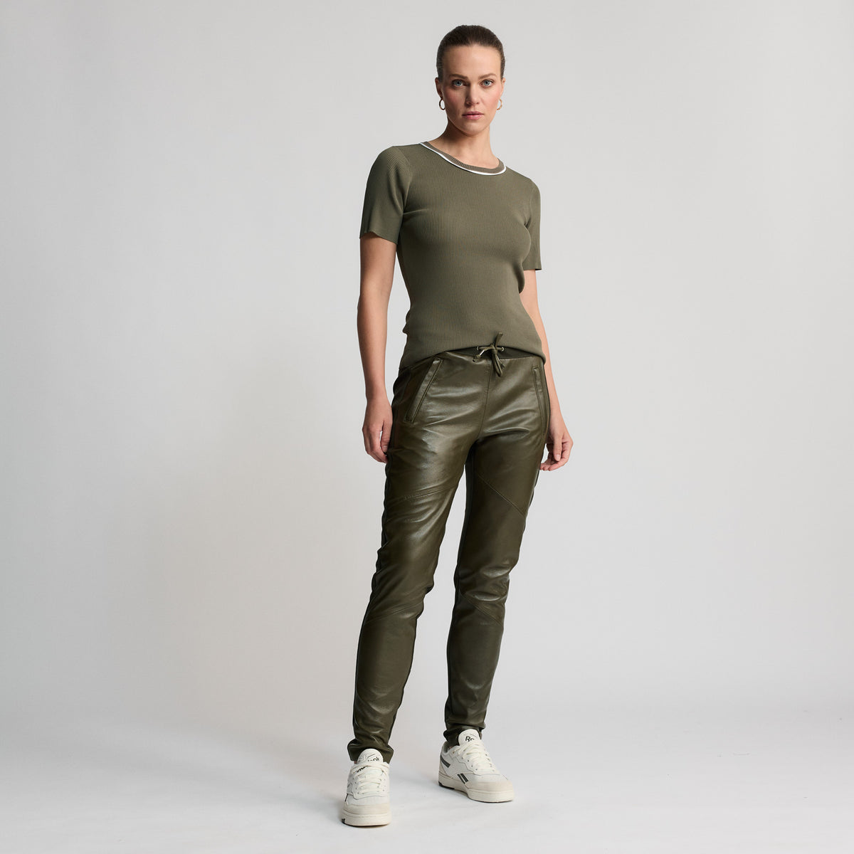 Base Layer Ribbed T-shirt | Fern