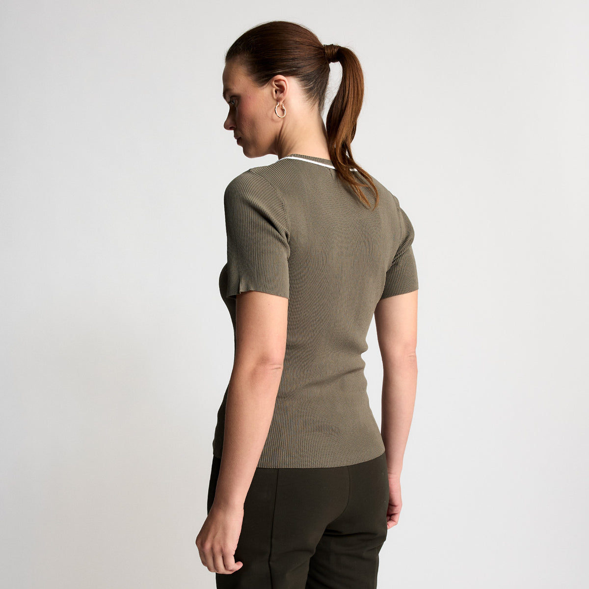 Base Layer Ribbed T-shirt | Fern