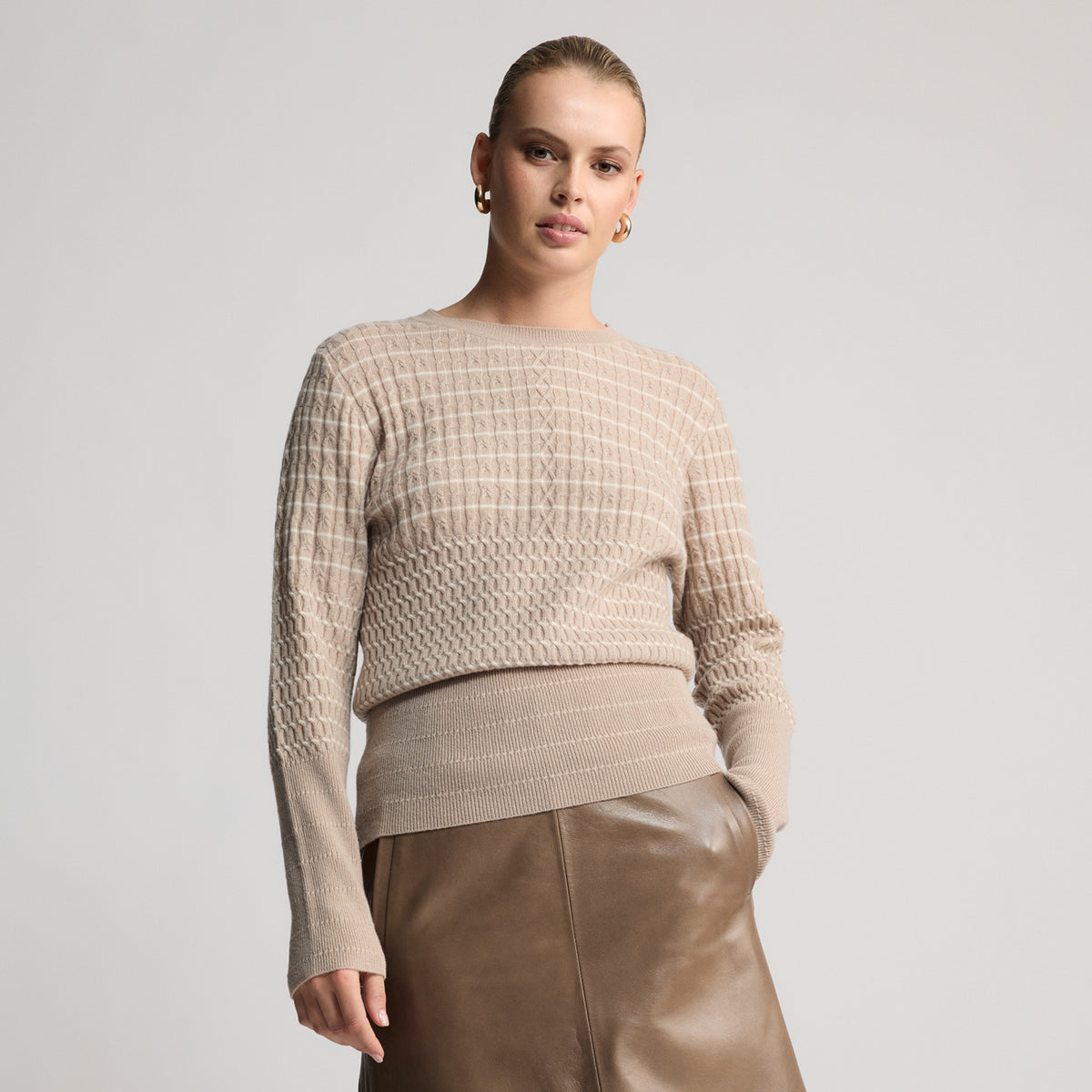 Portland Cable Knit | Cashew