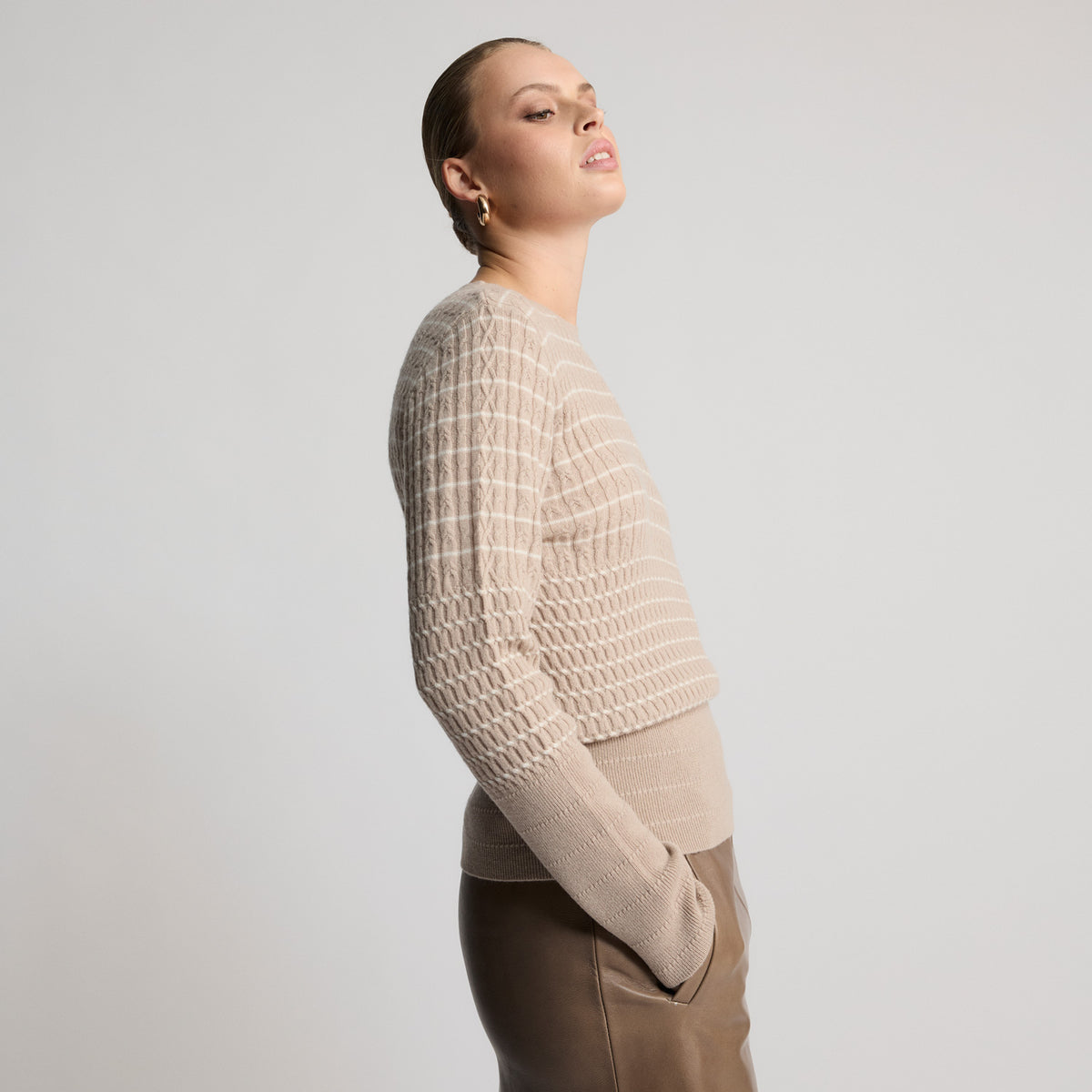 Portland Cable Knit | Cashew