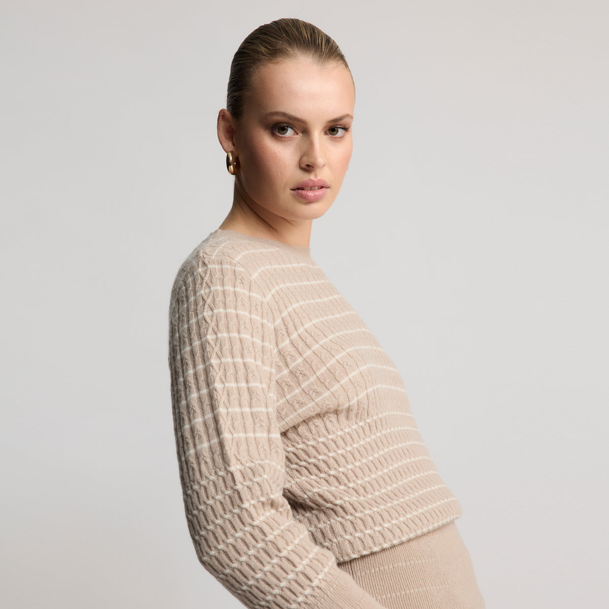 Portland Cable Knit | Cashew