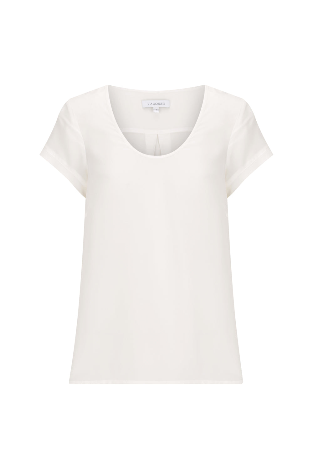 Sorrento Scoop Top | Ivory Silk