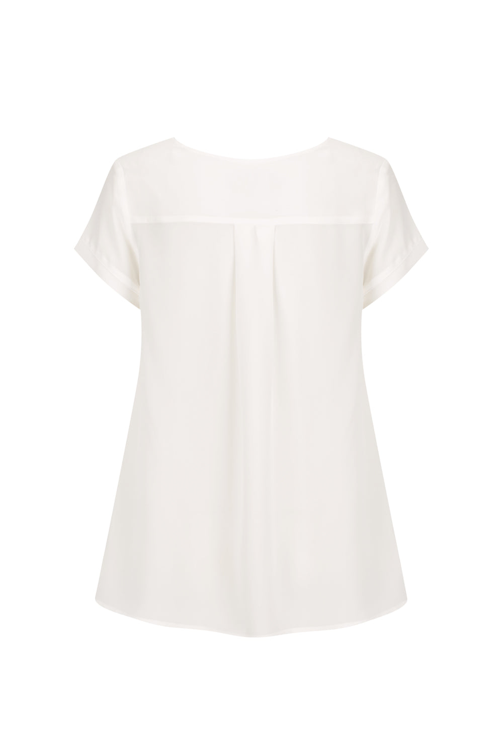 Sorrento Scoop Top | Ivory Silk